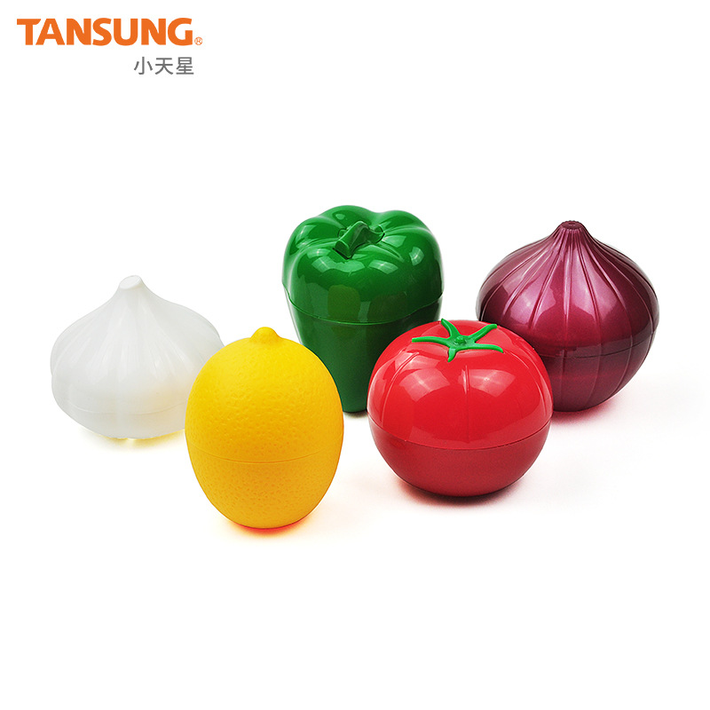 Manufacturer direct lemon fresh bowl plastic vegetable fresh-keeping box set garlic and onion sealed box wholesale