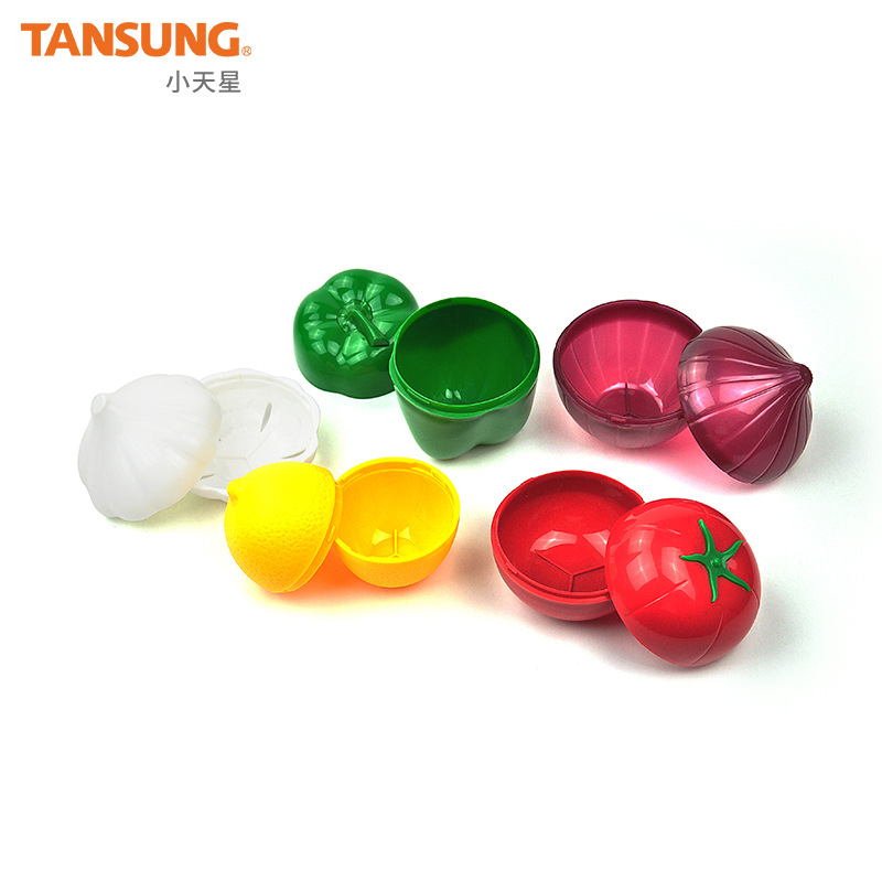 Manufacturer direct lemon fresh bowl plastic vegetable fresh-keeping box set garlic and onion sealed box wholesale