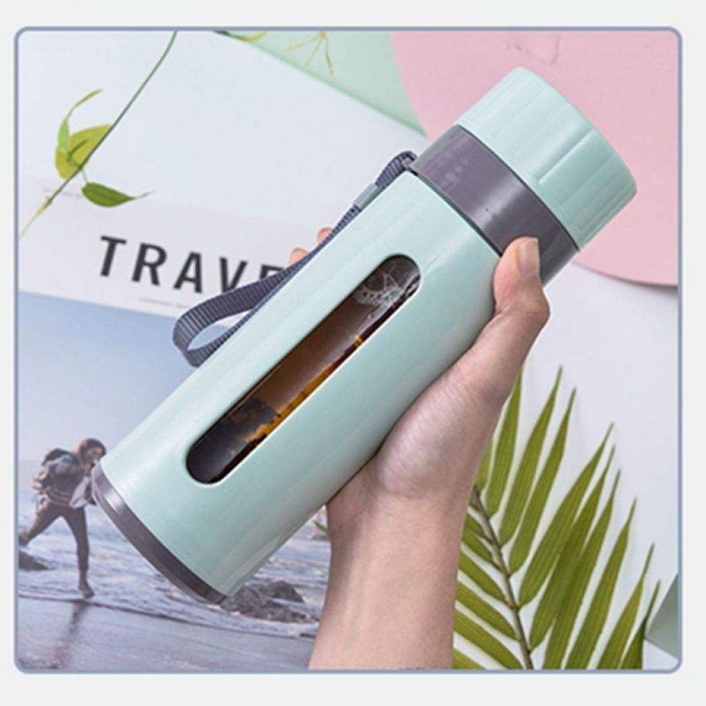 Double-Layer Plastic Glass Cup Shatter Proof Insulation Glass Women's Student Water Cup Men's Portable Simple Tea Brewing Cup with Strainer Double-Layer Plastic Glass Cup Shatter Proof Insulation Glass Women's Student Water Cup Men's Portable Simple Tea Brewing Cup with Strainer