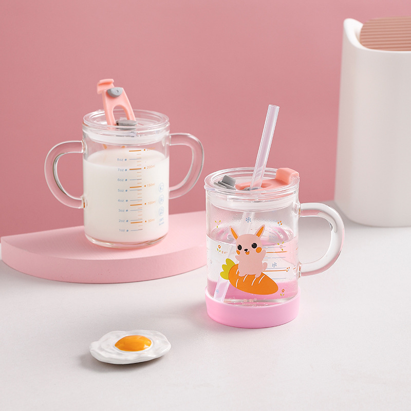  Heat-Resistant Children&#039;s Milk Cup Graduated Glass Cup Lid Plastic Cup Lid Sealed Yetti Windshield Washer Fluid Cup Lid