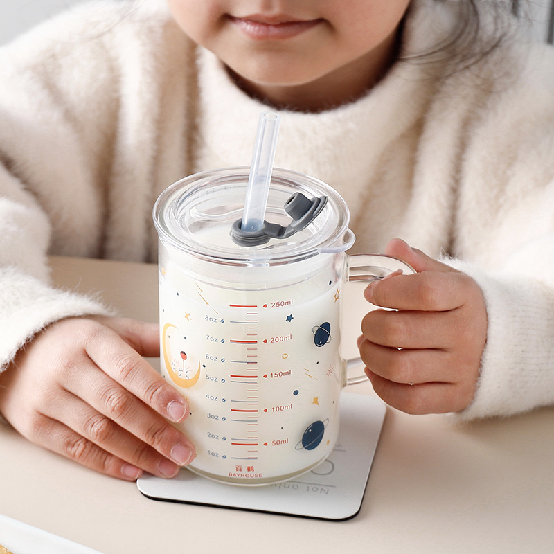  Heat-Resistant Children&#039;s Milk Cup Graduated Glass Cup Lid Plastic Cup Lid Sealed Yetti Windshield Washer Fluid Cup Lid