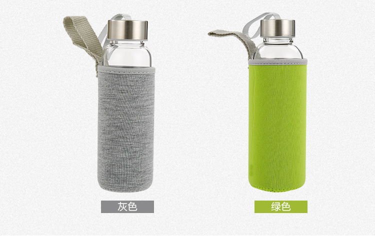 High Temperature Resistant Fashion Water Cup Portable Sports Water Bottle Creative Glass Cup Tea Cup Glass Logo High Temperature Resistant Fashion Water Cup Portable Sports Water Bottle Creative Glass Cup Tea Cup Glass Logo