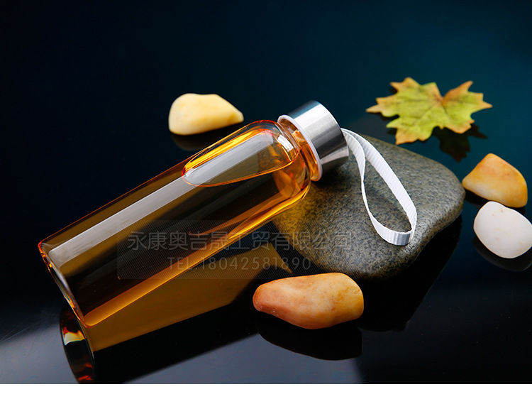 High Temperature Resistant Fashion Water Cup Portable Sports Water Bottle Creative Glass Cup Tea Cup Glass Logo High Temperature Resistant Fashion Water Cup Portable Sports Water Bottle Creative Glass Cup Tea Cup Glass Logo