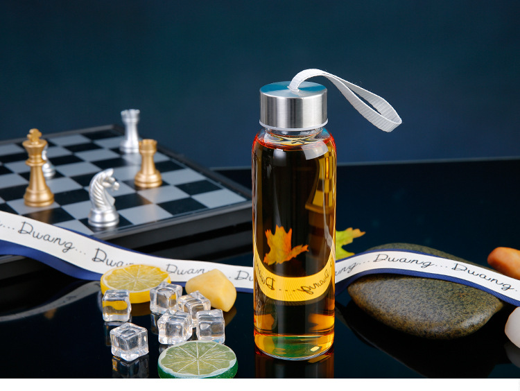High Temperature Resistant Fashion Water Cup Portable Sports Water Bottle Creative Glass Cup Tea Cup Glass Logo High Temperature Resistant Fashion Water Cup Portable Sports Water Bottle Creative Glass Cup Tea Cup Glass Logo