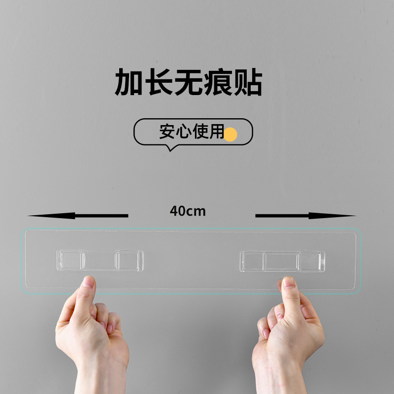 Bathroom Wall-Mounted Storage Rack with Hook Cosmetics Draining Carding Double Drawer Box Classification Storage Lotion Mask