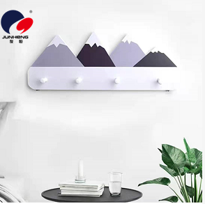 INS Nordic Style Creative Home Wood Plastic Hat-and-Coat Hook Cartoon Animal Wall-Mounting Decoration Children&#039;s Room Wall Decoration Pendant