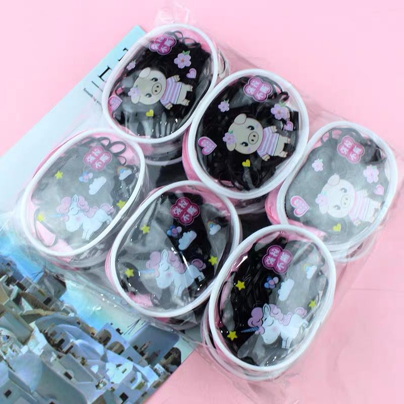 New Children's Hair Accessories Sweet Cute Wallet Disposable Hair Ring Hair Rope Zipper Bag Rubber Band Free Shipping