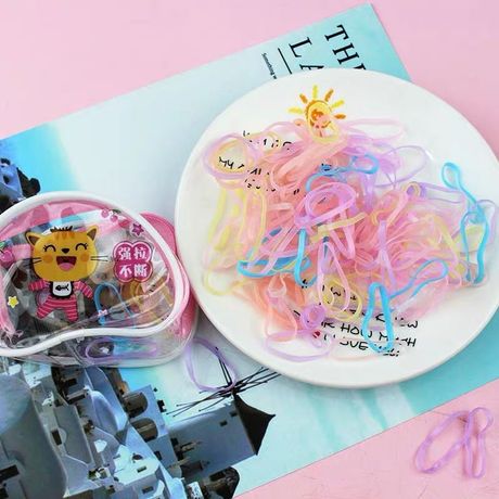 New Children&#039;s Hair Accessories Sweet Cute Wallet Disposable Hair Ring Hair Rope Zipper Bag Rubber Band Free Shipping