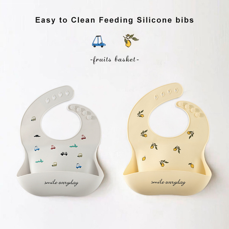 INS Hot Maternal and Child Supplies Baby Bib Waterproof Children&#039;s Silicone Bib Baby Saliva Lunch Bag Disposable Summer