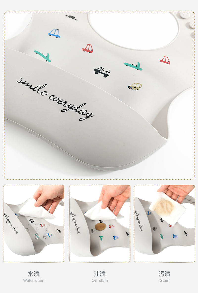 INS Hot Maternal and Child Supplies Baby Bib Waterproof Children's Silicone Bib Baby Saliva Lunch Bag Disposable Summer