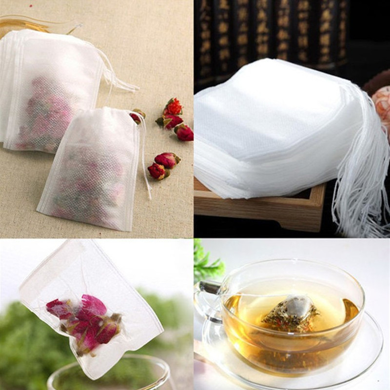 Non-Woven Tea Bags Disposable Traditional Chinese Medicine Bag Teabag Draw Line Filter Bag Environmental Protection Filter Paper Bag
