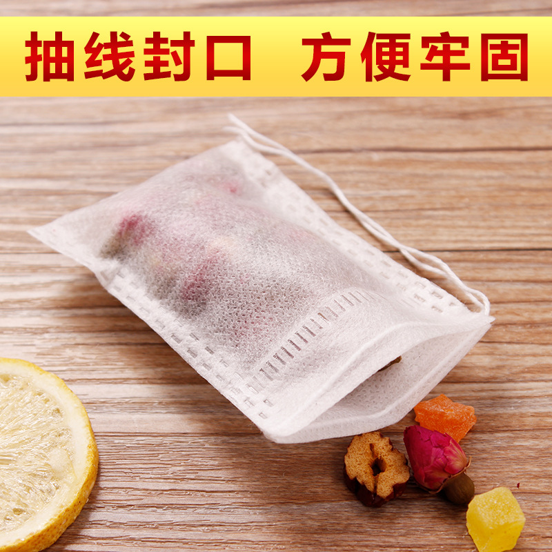 Non-Woven Tea Bags Disposable Traditional Chinese Medicine Bag Teabag Draw Line Filter Bag Environmental Protection Filter Paper Bag