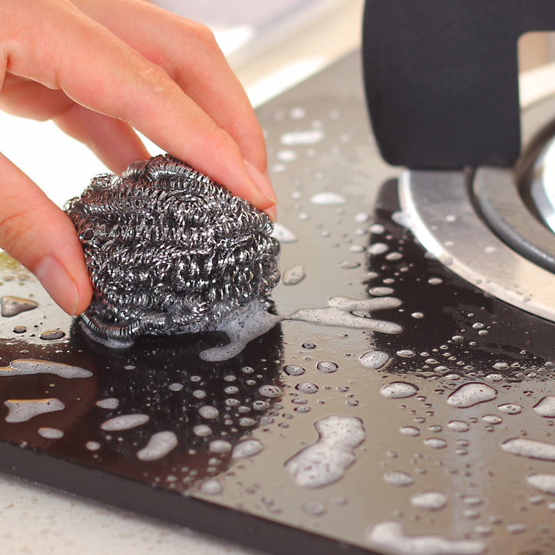Kitchen Steel Wire cleaning ball Nano sponge cleaning set two-sided strong cleaning products wholesale