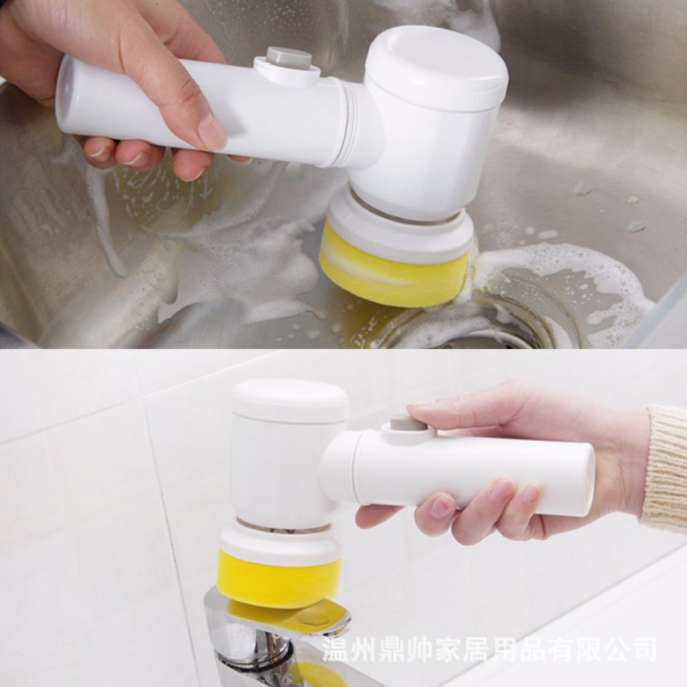 Cleaning products Household Hand-Held Dish Brush Pot Artifact Groove Multifunctional Brush Electric Cleaning Brush