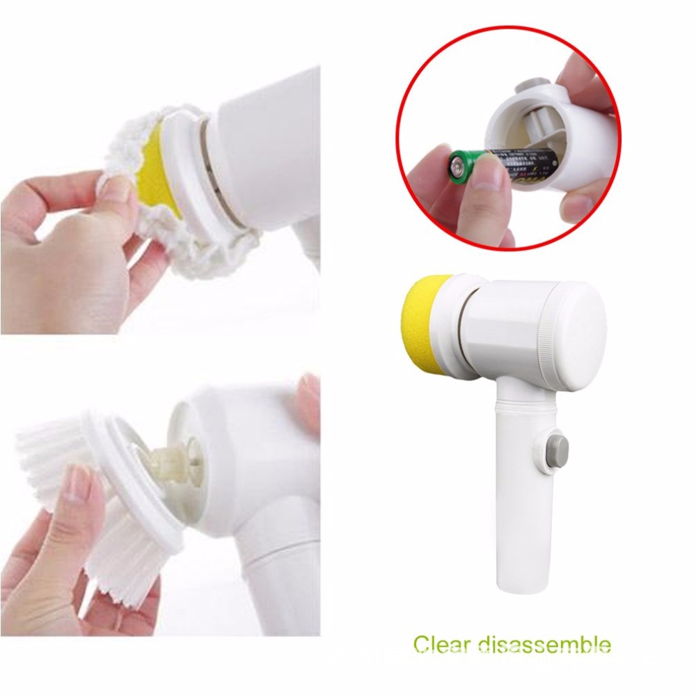 Cleaning products Household Hand-Held Dish Brush Pot Artifact Groove Multifunctional Brush Electric Cleaning Brush