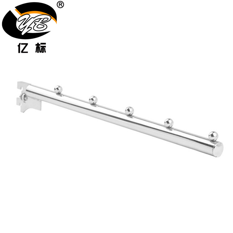 Hundred million standard manufacturers hot sale 19 pipe with beads hook supermarket shelf display dedicated display rack iron hook