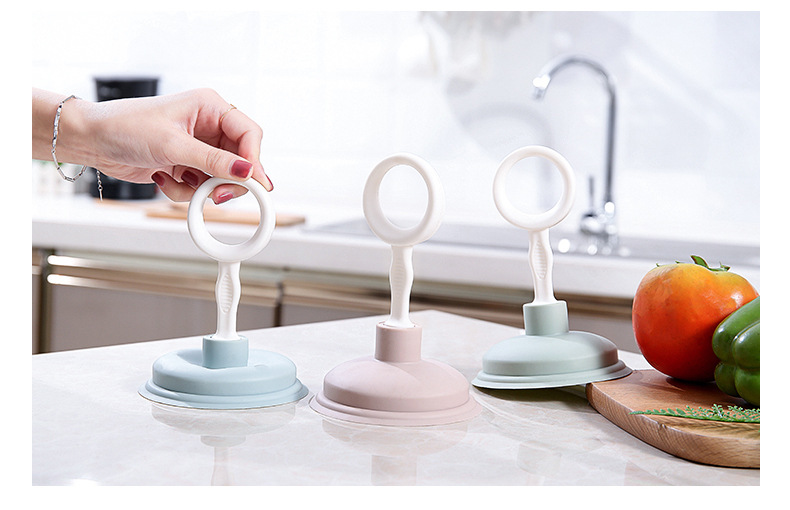 Kitchen Sink Pipe Drainage Facility Bathroom Toilet Plunger Sewer Bathtub Strong Leather Suction Cup Fantastic Floor Drainer Cover