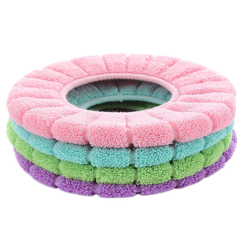 Toilet Cushion Accessories Velvet Padded Suit Household Thickened Toilet Seat Four Seasons Universal Toilet Cover Closestool Cushion Toilet