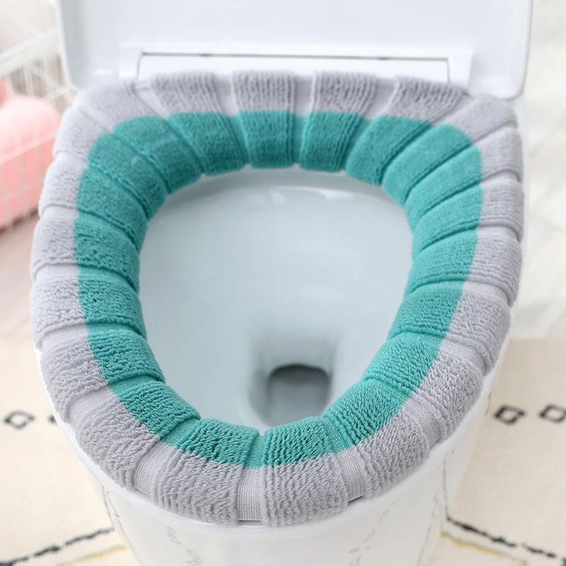 Toilet Cushion Accessories Velvet Padded Suit Household Thickened Toilet Seat Four Seasons Universal Toilet Cover Closestool Cushion Toilet