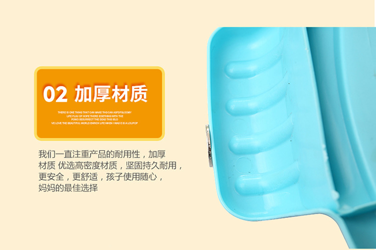 Children's Auxiliary Toilet Children Toilet Seat Male and Female Baby Toilet Ring Soft Cushion Baby Commode Thickened