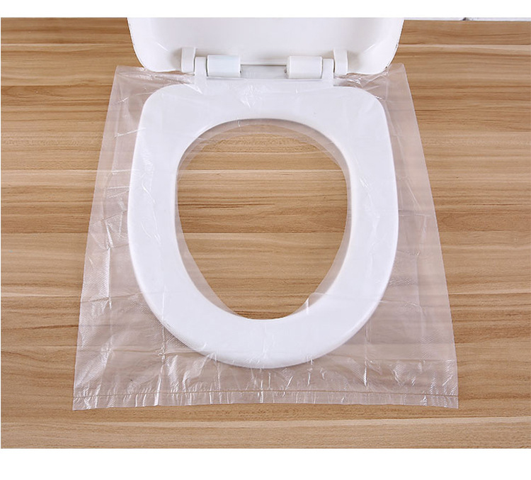 Disposable Toilet Mat Travel Toilet Seat Cover Business Trip Hotel Travel Cushion Paper Toilet Toilet Seat Cover Mono-Sheet Tape