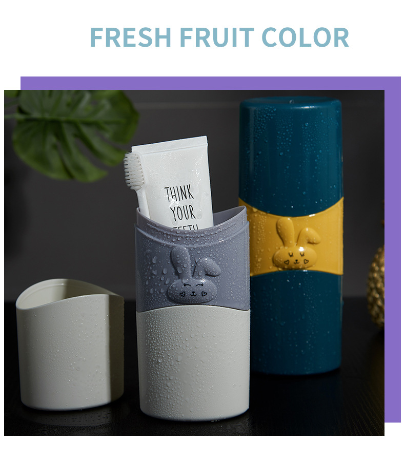 0450 Simple Travel Washing Cup Portable Toothbrush Storage Box Teeth Brushing Cup Tooth Set Box Tooth Glass Suit 0450 Simple Travel Washing Cup Portable Toothbrush Storage Box Teeth Brushing Cup Tooth Set Box Tooth Glass Suit
