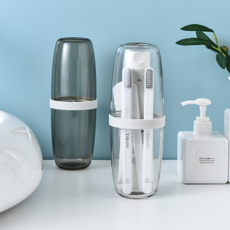 Travel Toothbrush Storage Box Portable Toiletry Cup Teeth Brushing Cup Toothpaste Tooth Mug Travel Tooth Glass Suit