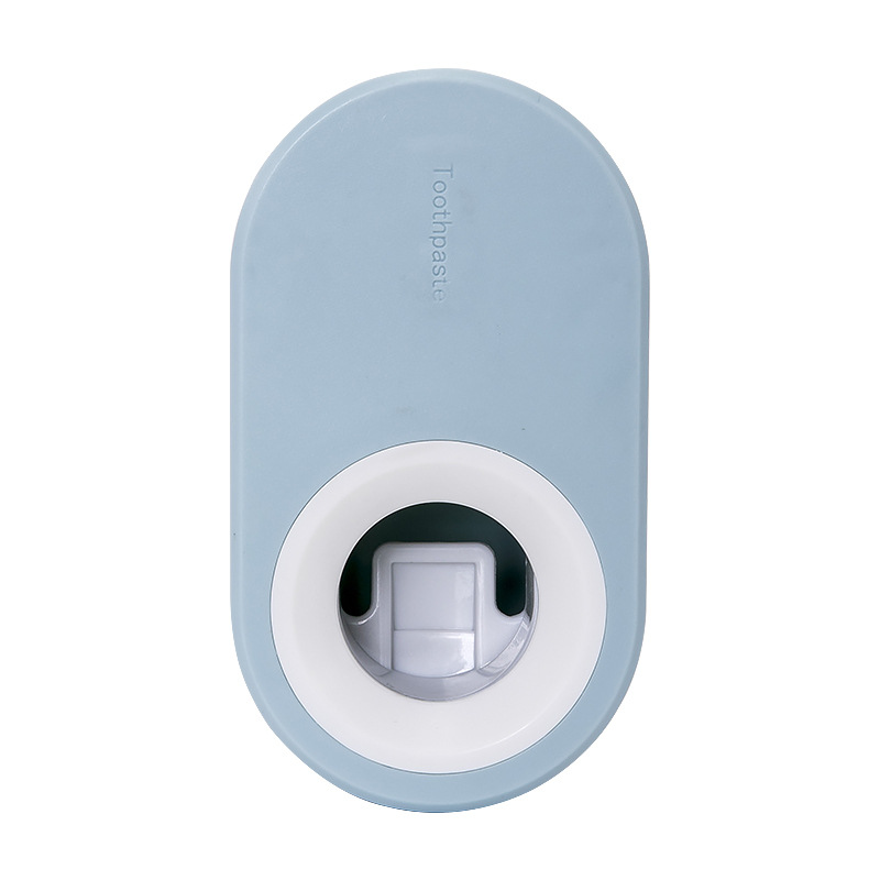 Automatic Toothpaste Squeeze Set Wall-Mounted Punch-Free Toothpaste Toothbrush Rack Toothpaste Tooth Glass