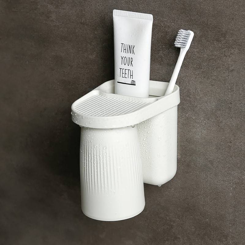 Home Bathroom Gargle Cup Home Tooth-Cleaners Creative Simple Set Magnetic Brushing Tooth Glass