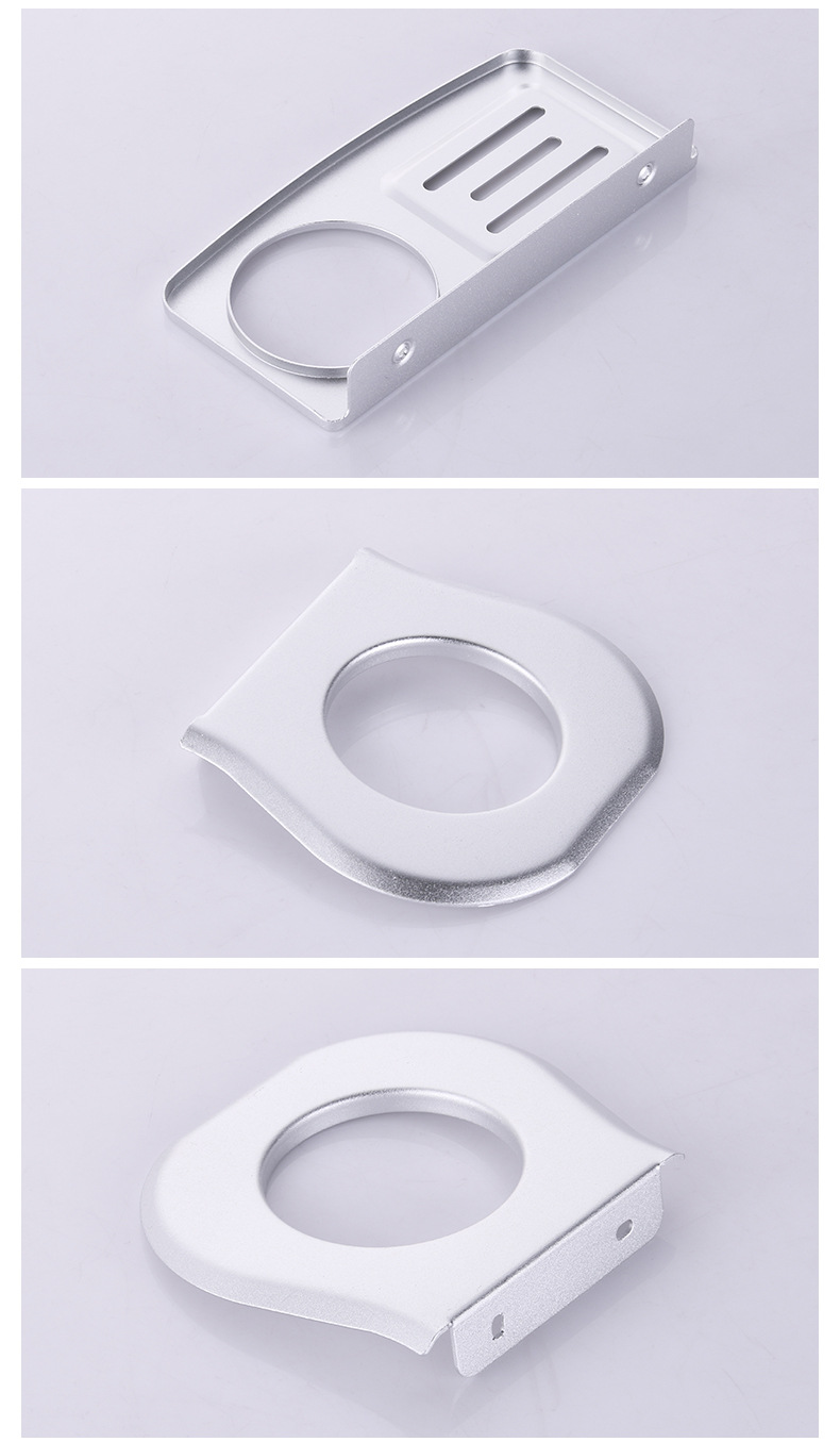Factory Wholesale Alumimum Toilet Brush Holder Hole-Free Toilet Toilet Cup Toilet Brush Tray Storage Rack Factory Wholesale Alumimum Toilet Brush Holder Hole-Free Toilet Toilet Cup Toilet Brush Tray Storage Rack