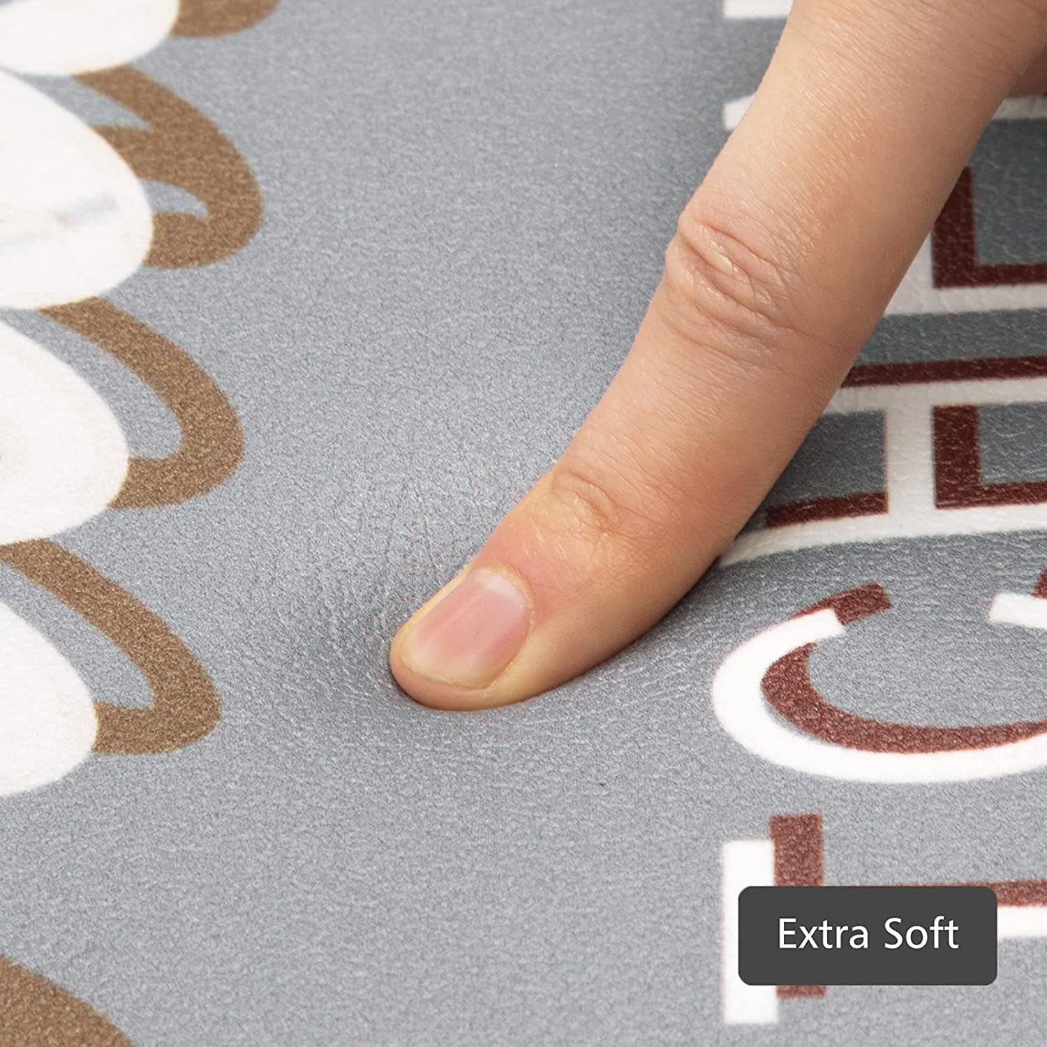 Cross-Border Kitchen Floor Mat Thickened PVC Leather Carpet Non-Slip Mat Scratch-Resistant Scrub-Resistant Thickened Anti-Fatigue Foot Mat