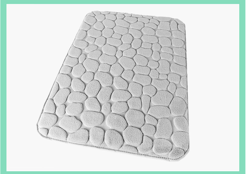 Stone embossed memory cotton non-slip mat kitchen floor mat water absorption oil-proof carpet floor mat non-slip mat floor mat Stone embossed memory cotton non-slip mat kitchen floor mat water absorption oil-proof carpet floor mat non-slip mat floor mat