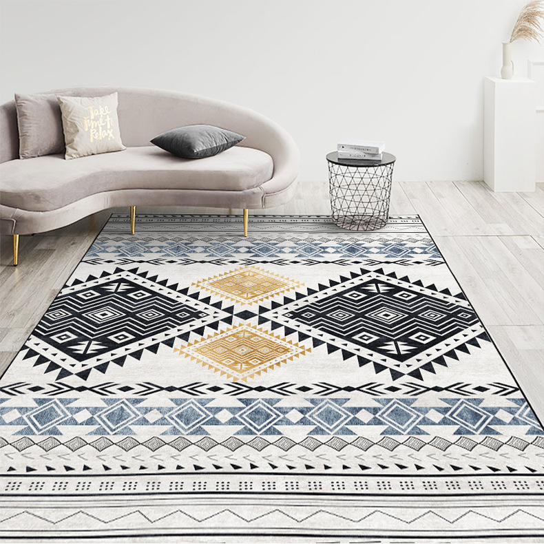 Cross-Border Hot Selling Nordic Style Floor Mat Living Room Coffee Table Sofa Home Soft Decoration Floor Mat Bedroom Entrance Non-Slip Mat