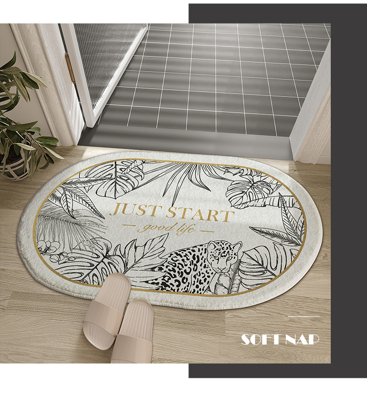 Bathroom Absorbent Floor Mat Carpet Bath Mat Toilet Entrance Floor Mat Toilet Non-Slip Mat Stain-Resistant Carpet Easy to Clean Bathroom Absorbent Floor Mat Carpet Bath Mat Toilet Entrance Floor Mat Toilet Non-Slip Mat Stain-Resistant Carpet Easy to Clean