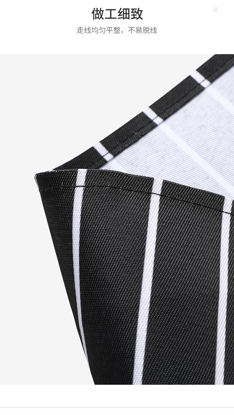 Kitchen Apron Korean version of Cooking Fashion oil-proof stripe tank top for Adult work Overalls