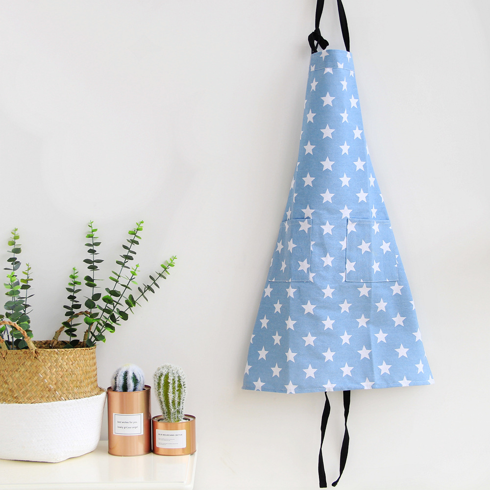 Apron Canvas Painting Clothes Kitchen Overalls Shop Cloth Bakery Baking Thickened Polyester Fabric Apron Manufacturer