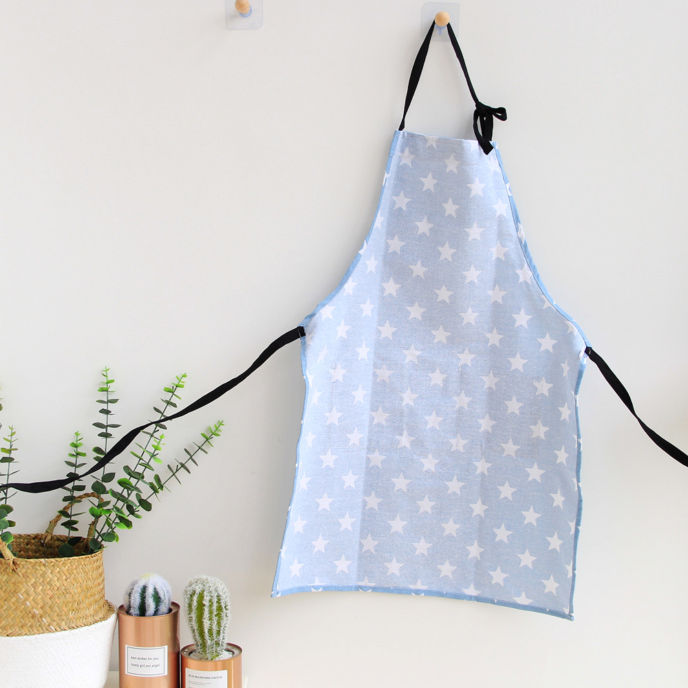 Apron Canvas Painting Clothes Kitchen Overalls Shop Cloth Bakery Baking Thickened Polyester Fabric Apron Manufacturer
