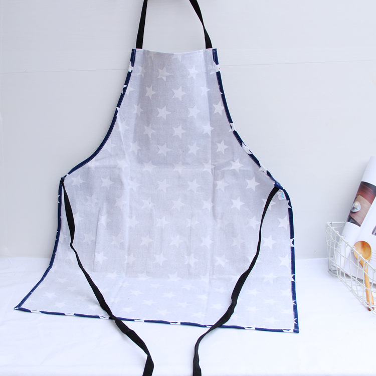 Apron Canvas Painting Clothes Kitchen Overalls Shop Cloth Bakery Baking Thickened Polyester Fabric Apron Manufacturer