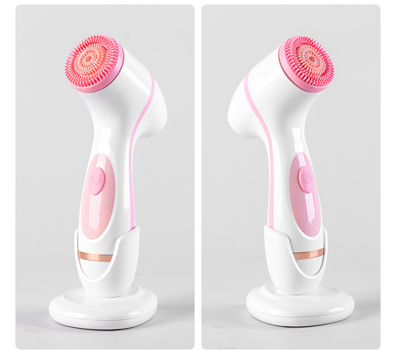 FS-Lycra Facial Cleansing Instrument Facial Cleaner Pore Cleaner Electric Clean Brush Blackhead USB Rechargeable Silicone FS-Lycra Facial Cleansing Instrument Facial Cleaner Pore Cleaner Electric Clean Brush Blackhead USB Rechargeable Silicone