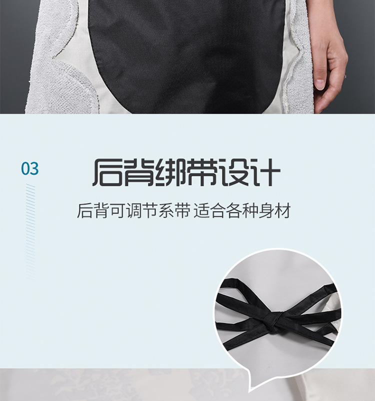 Waterproof OilProof Men's and Women's Kitchen Work PVC Hand Towel Internet Celebrity Printing Advertising Gift Cartoon
