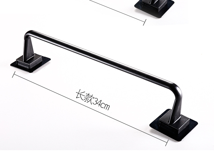 Non-punch towel rack toilet rack bathroom toilet rack towel rod sucker hook kitchen cloth rack