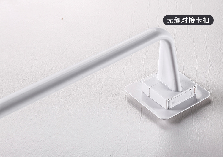 Non-punch towel rack toilet rack bathroom toilet rack towel rod sucker hook kitchen cloth rack