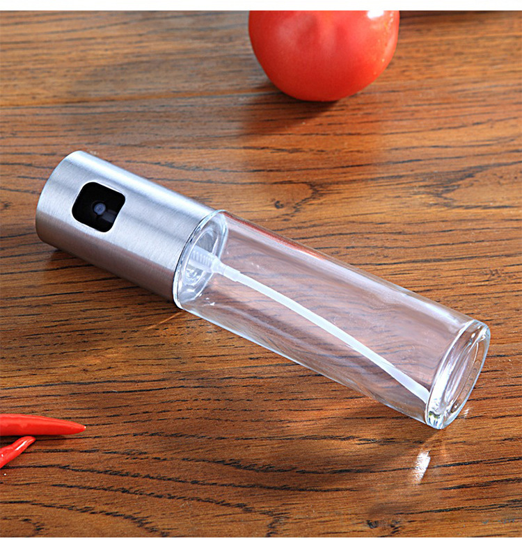 glass spray oil can barbecue oil spray can health kitchen oil tank leakproof liquid seasoning bottle oil control bottle glass spray oil can barbecue oil spray can health kitchen oil tank leakproof liquid seasoning bottle oil control bottle