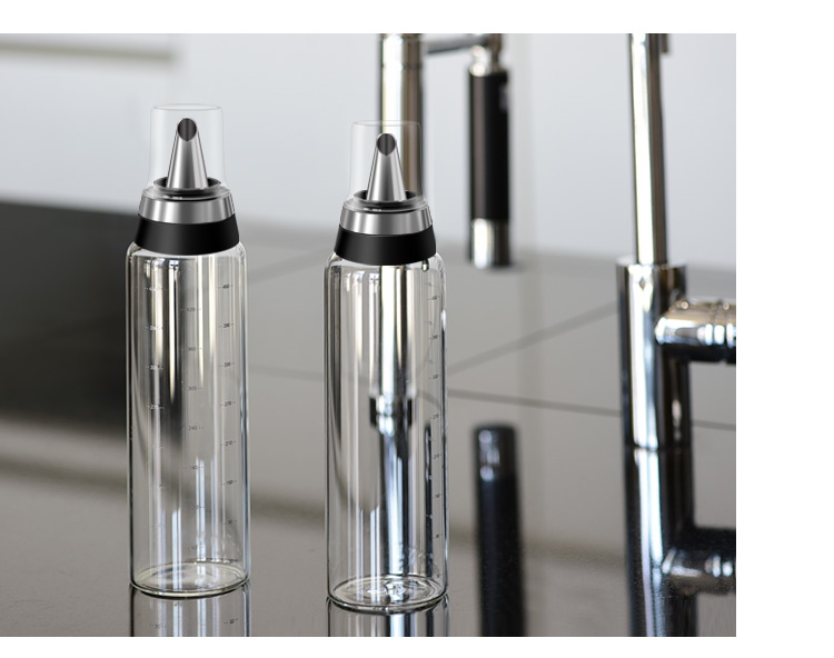 glass oil bottle large vinegar bottle kitchen leakproof seasoning bottle vinegar seasoning bottle oil bottle