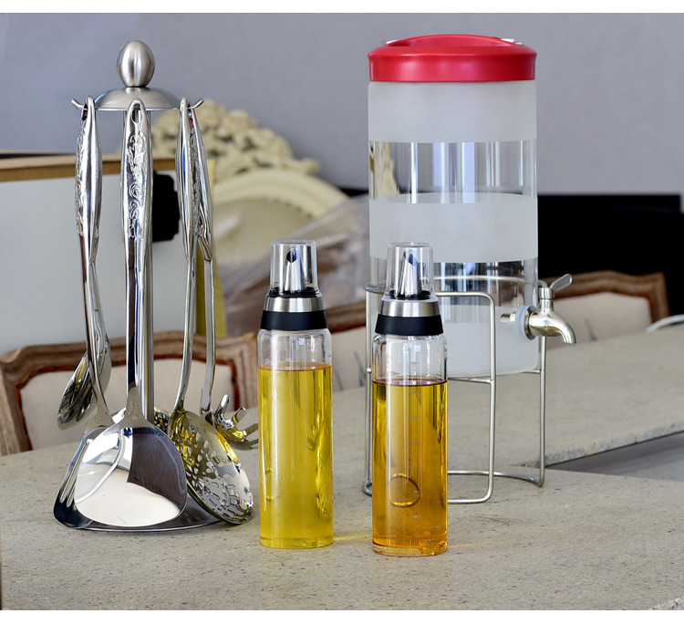 glass oil bottle large vinegar bottle kitchen leakproof seasoning bottle vinegar seasoning bottle oil bottle
