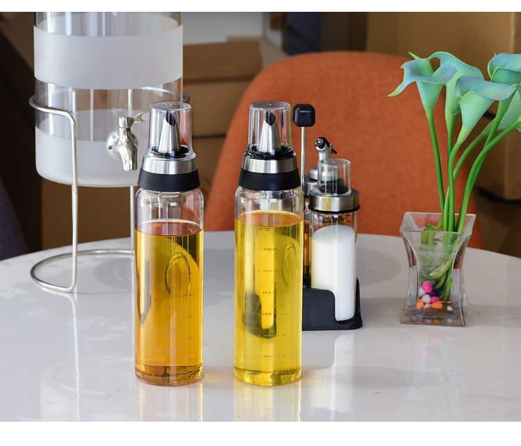 glass oil bottle large vinegar bottle kitchen leakproof seasoning bottle vinegar seasoning bottle oil bottle