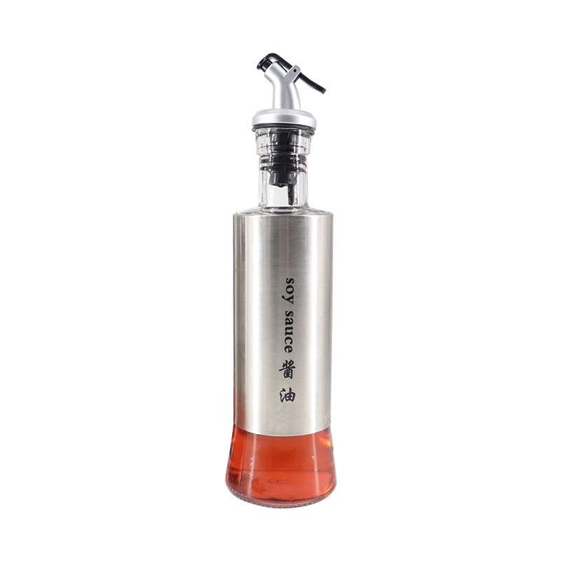 304 stainless steel oil pot seasoning bottle leakproof vinegar pot soy sauce pot seasoning pot oil pot