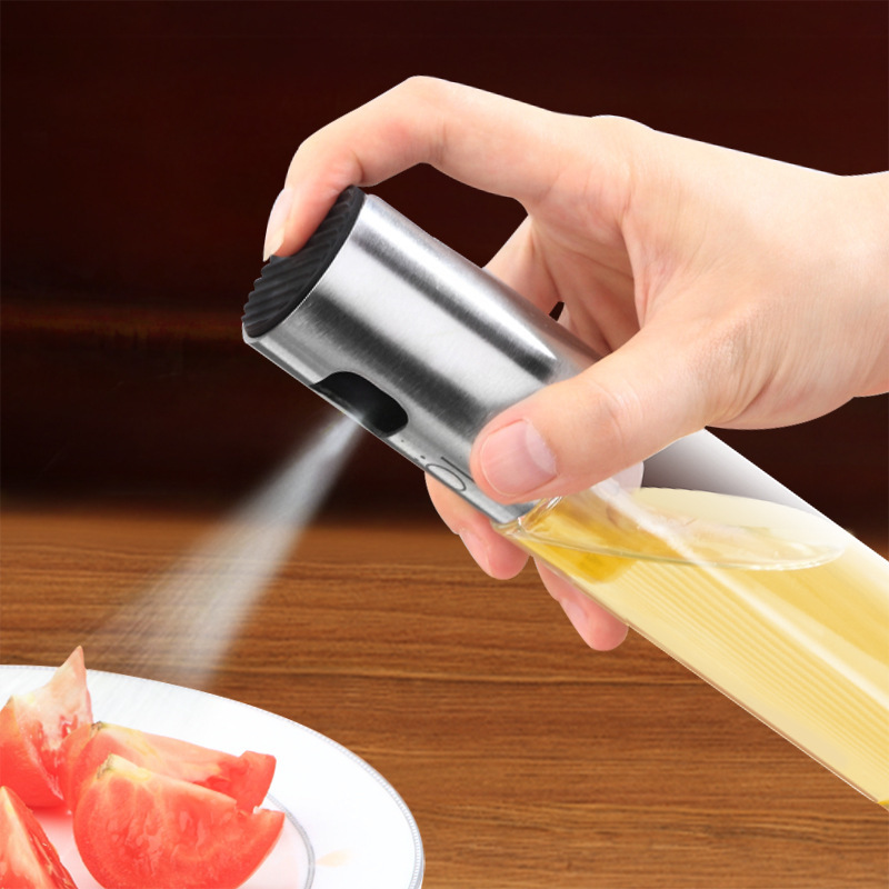 Hot style press spray bottle ABS glass barbecue soy sauce vinegar spray bottle household seasoning bottle manufacturers