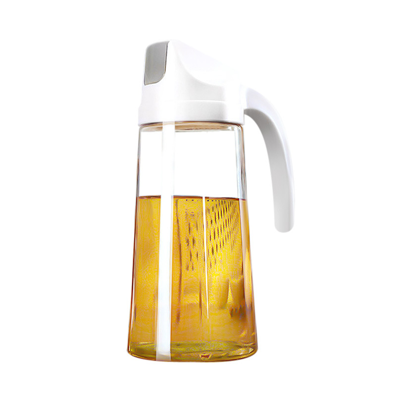automatic opening and closing of seasoning bottle oil and vinegar bottle oil pot glass oil pot household oil bottle