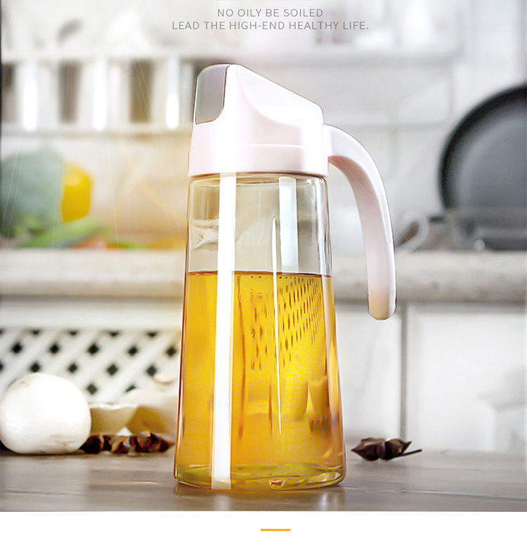 automatic opening and closing of seasoning bottle oil and vinegar bottle oil pot glass oil pot household oil bottle automatic opening and closing of seasoning bottle oil and vinegar bottle oil pot glass oil pot household oil bottle